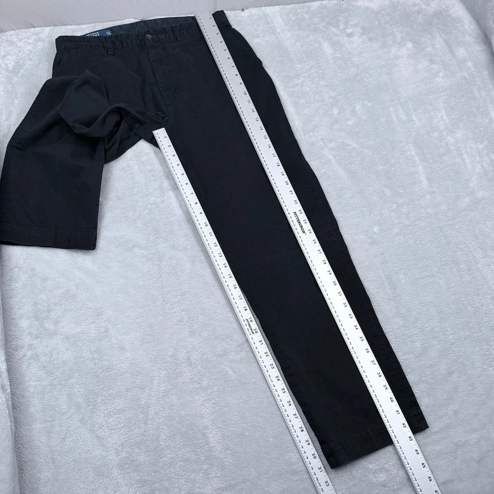 Polo Ralph Lauren Prospect‎ Pant Mens 32x31 Black Cotton Straight Leg Chino